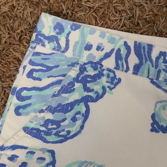 Lilly Pulitzer Size 4 The Buttercup Scalloped Shorts - Picture 3 of 12